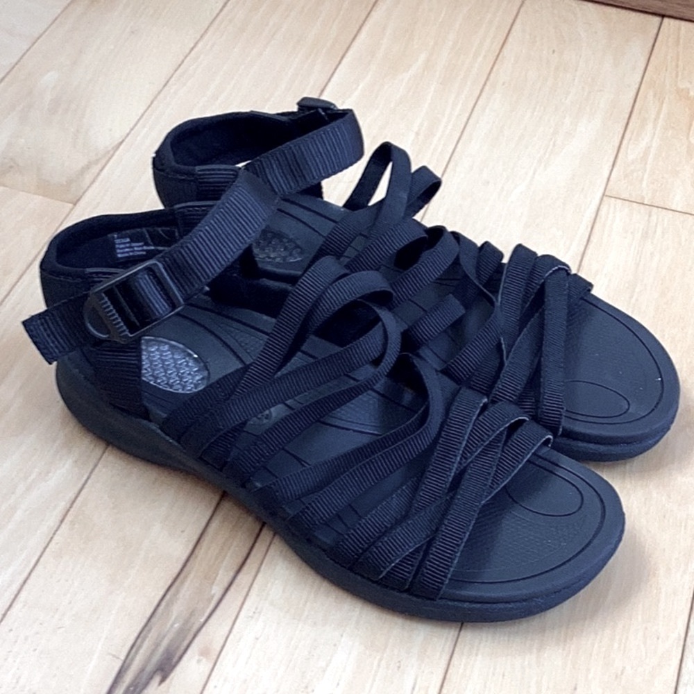 Dr. Scholl's Shoe black Tegua Sport Sandal, women’s size 7